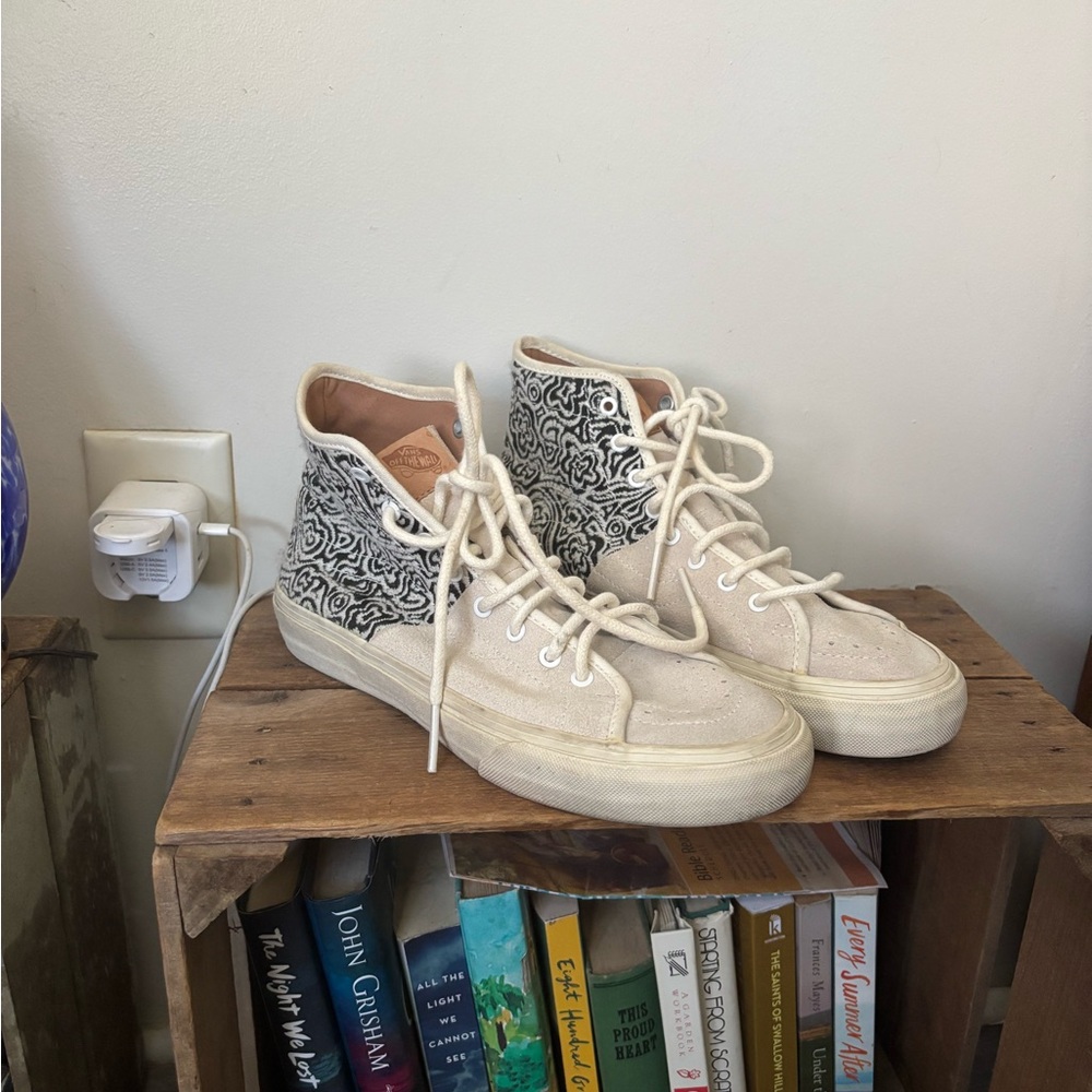 Patterned High-Top Sneakers